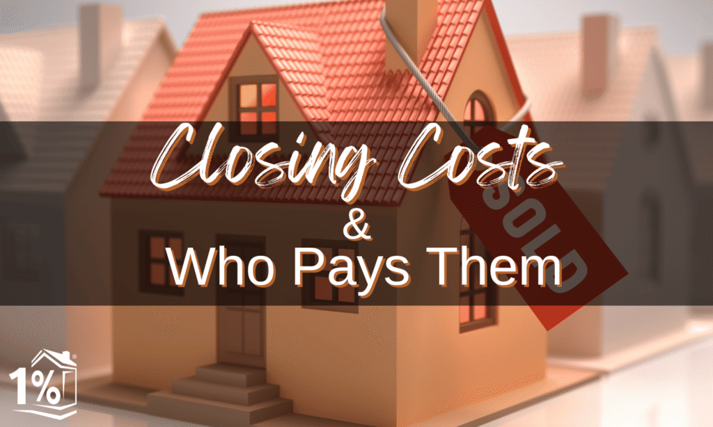 A model home with a "sold" tag hanging from it